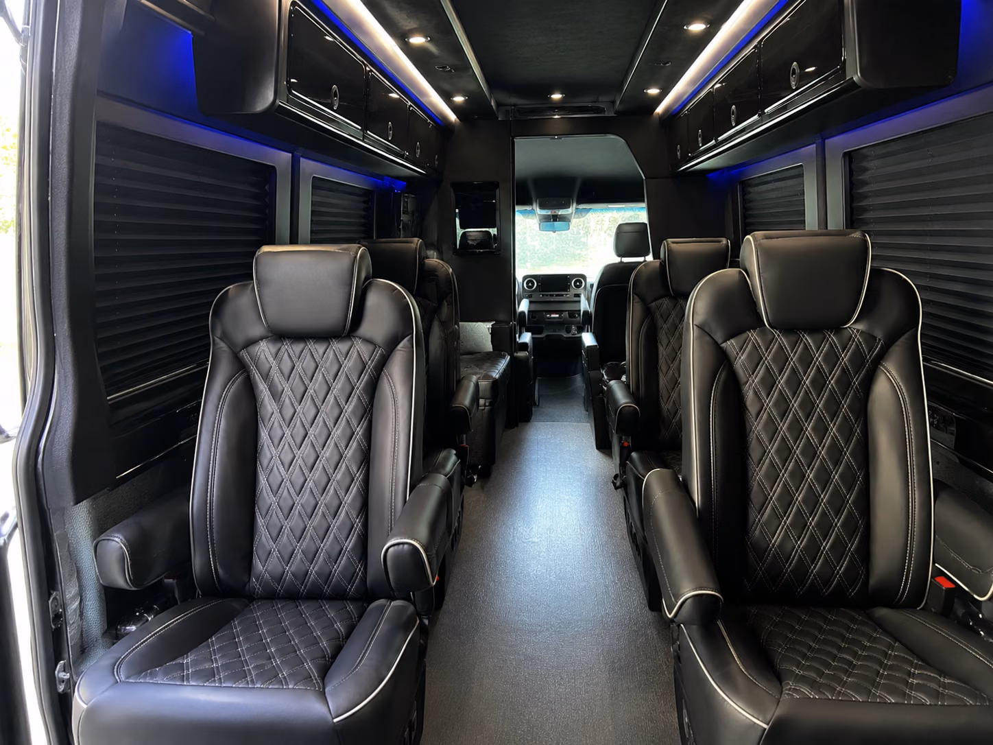 tucson 10 passenger sprinter van inside